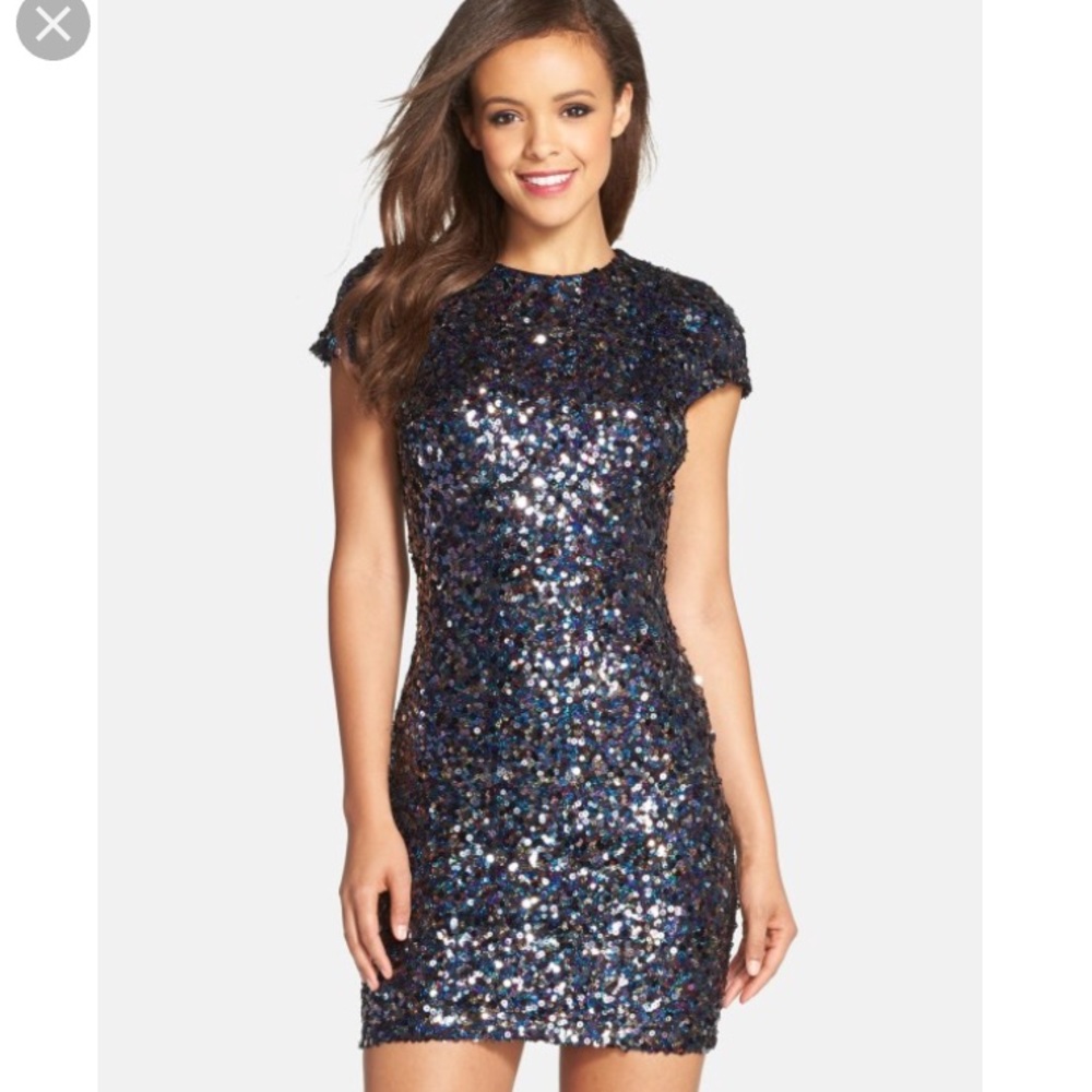 Dress The Population Sequin Bodycon Minidress